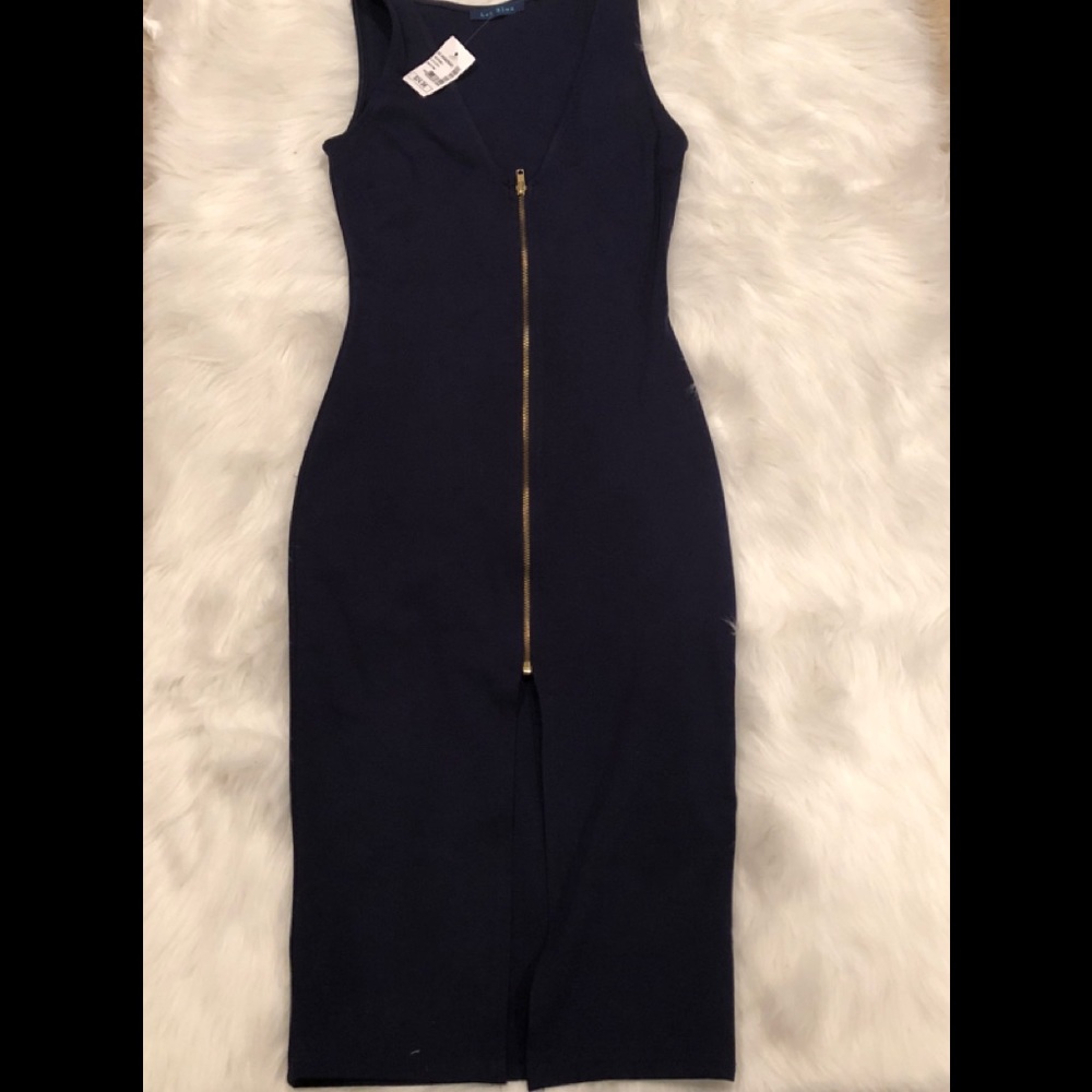 💜Navy bodycon dress